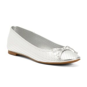 NIB silver Bandolino Paprika ballet flats 8.5